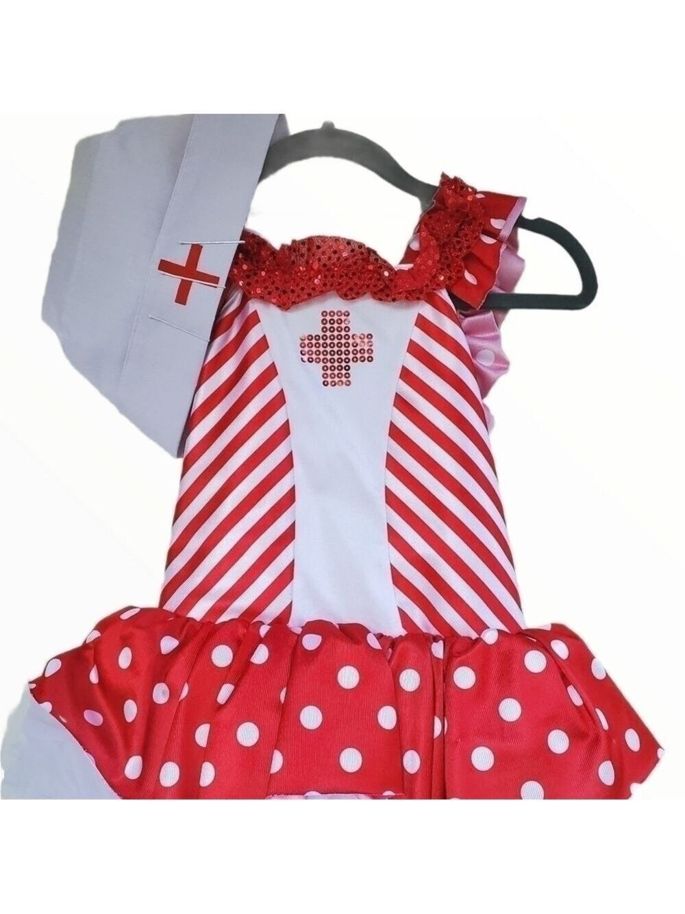 Curtain call costumes E873 Wish You Well Nurse costume Medical sz CME